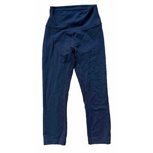 Lululemon Leggings W 4 Wunder Under High-Rise 7/8 21" Inseam Black Gray Leggings